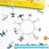 Manaror Advent Calendar 2024 Christmas SDQ Cute Cartoon Charm Fashion Christmas with Bracelet, Necklace and 22 Pieces Unique Charm Jewelry Set for Girls, Teens, Women, Adults