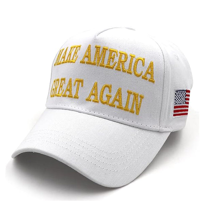 Trump 2024 Hat 45-47 MAGA Hat Make America Great Again Donald Trump Slogan with USA Flag Embroidery Adjustable Baseball Cap