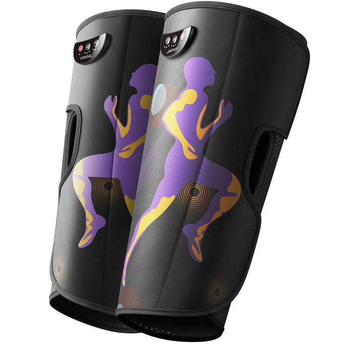 QUINEAR Cordless Leg Massager Air Compression for Circulation and Pain Relief, Rechargeable Air Leg Compression Massager, Calf Massager Gift for Athletic Recovery