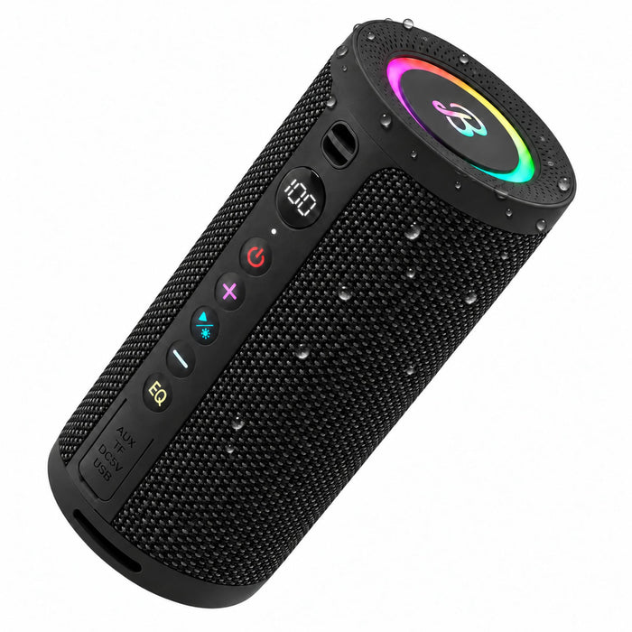 BassBloom ROAR 3 Portable Bluetooth Speaker,IPX6 Waterproof,20W