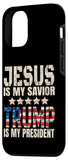 iPhone 12/12 Pro Trump phone case Jesus Is My Savior Trump Is My President Case