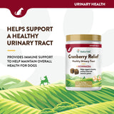 NaturVet – Cranberry Relief Plus Echinacea – Helps Support a Healthy Urinary Tract & Immune System – 120 Soft Chews