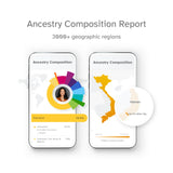 23ANDME Ancestry Service - DNA Test Kit with Personalized Genetic Reports Including Ancestry Composition with 3000+ Geographic Regions, Family Tree, DNA Relative Finder and Trait Reports