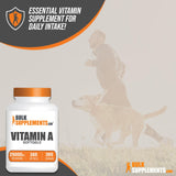 BULKSUPPLEMENTS.COM Vitamin A 25000 IU Softgels - Vitamin A Retinyl Palmitate, Vitamin A Pills - Vitamin A Supplement, Eye Supplements - Gluten Free, 1 Softgel per Serving, 365 Softgels