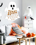 Sinasasspel Halloween Countdown Calendar Advent Calendar for 30 Days Ghost Paper Poster Pumpkin Sealing Stickers Halloween Decor for Home Classroom Office Wall Gift Idea