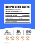 BulkSupplements.com Pregnenolone Powder - Pregnenolone Supplement, Pregnenolone 20mg - Pure & Gluten Free, 20mg per Serving, 25g (0.88 oz) (Pack of 1)