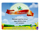 Best Botanicals Plantain Leaf Cut 16 oz.