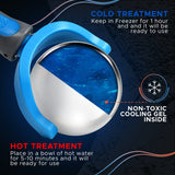 Cold Massage Roller Ball | Cold Therapy | Ice Roller Ball with Handle | cryo Stick | Relieve Muscle Pain - by Prime Fitness (Blue)