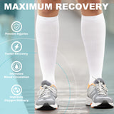 Medical Compression Socks for Women and Men 3 Pairs 20-30 mmHg Knee High Compression Stockings Circulation Best for Running Athletic Nurses