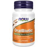 NOW Foods Supplements, OralBiotic™, Developed for Adults & Children, Strain Verified, 60 Lozenges