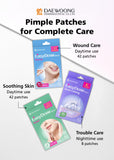 EasyDerm Beauty Patch(42 Counts) - 100% Hydrocolloid Pimple Patch for Zit Spot Care, K-beauty, Daewoong Pharmaceutical