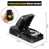 Mouse Trap, Small Rat Traps That Work, Best Humane Mouse Snap Traps No See Kill Mice Traps Mouse Killer with Detachable Bait Cup Safe and Effective Mouse Catcher for Home House Indoor Outdoor - 16PCS