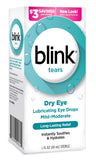 blink Tears Lubricating Eye Drops Mild-Moderate Dry Eye 30 mL (Pack of 3) Y