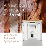 Glade Automatic Spray Refill, Air Freshener for Home and Bathroom, Cashmere Woods, 6.2 Oz, 3 Count