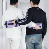 HayaYoffi Gait Belts Transfer Belt for Seniors with Padding Handles, Gate Belt for Elderly Lift Belts with Quick Release Buckle Anti-Slip Function Transfer Belt for Handicap, Physical Therapy (Purple)