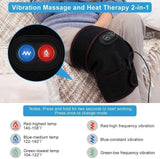 2-in-1 Arthritis Pain Relief Knee Brace, Heated Knee Support for Arthritis, Knee Heating Pad for Hot or Cold Therapy Keep Warm, Electric Wrap for Pain Relief and Massage