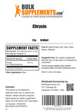 BulkSupplements.com Chrysin Powder - 5,7-Dihydroxyflavone, Chrysin Supplement, Chrysin 500mg - Antioxidants Supplement, Gluten Free, 500mg per Serving, 50 Servings, 25g (0.88 oz)