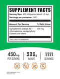 BulkSupplements.com Jiaogulan Extract Powder - Gynostemma Pentaphyllum, Jiaogulan Powder - Gynostemma Extract Powder - Vegan & Gluten Free, 450mg per Serving, 500g (1.1 lbs) (Pack of 1)