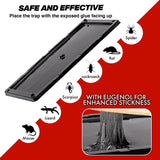 Trapsters USA Mouse & Rat Plastic Glue Traps (6CT) - 5x10 Inches, Pre-Baited, Non-Toxic, Pet-Safe Adhesive Plastic Boards for Home & Office - Indoor Pest Control for Mice (Peanut Scented)