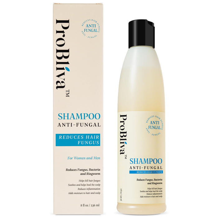 ProBliva Fungus Shampoo, Psoriasis Shampoo, Itchy Scalp Shampoo for Hair & Scalp - Help to Reduce Ringworm, Itchy Scalp - Contains Natural Ingredients Coconut Oil, Jojoba Oil, Emu Oil