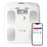 InBody Dial H20 Body Fat Scale - InBody Scale for Body Weight, Fat Percentage and Muscle Mass - Gym Accessory for Men & Women, Body Fat Measurement Device - Bluetooth-Connected, Soft White