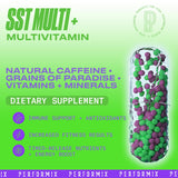 PERFORMIX - SST Multi+ Multivitamin - Natural Energy - Timed-Release - Immune System & Metabolic Support - Weight Goals - Caffeine, Biotin, Vitamin A, C, D, E, B6 & B12 - Women & Men - 60 Count
