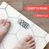 INEVIFIT BATHROOM SCALE, Highly Accurate Digital Bathroom Body Scale, Measures Weight up to 400 lbs. includes Batteries