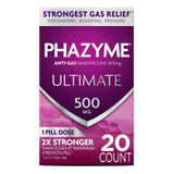 Phazyme Gas Relief Bundle with 500 mg and 250 mg Simethicone Fast Gels, 20 and 24 Count
