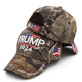 Trump 2024 Hat Donald Trump Hat 2024 MAGA Hat Keep America Great Hat Camo USA Flag Embroidered Adjustable Baseball Cap