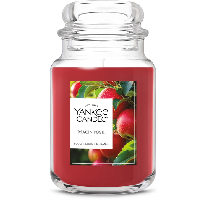 Yankee Candle Macintosh Scented Candle, 22oz Large Jar