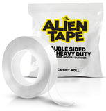 ALIEN TAPE Double Sided Tape Heavy Duty, Nano Tape, Double Sided Mounting Tape, Heavy Duty Double Sided Tape for Walls, Wall Tape, Clear Adhesive Tape for Poster Photo Wall Décor As Seen on TV 10 Feet