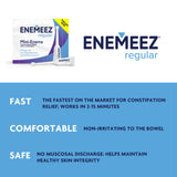 Enemeez Regular 283mg Docusate Sodium Mini Enema, Constipation Relief, 35 Count, (ENE00040)