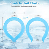 Neck Cooling Tube, Reusable Ice Neck Cooler Wraps Wearable Body Cooling Products for Outdoor Indoor, Neck Coolers for Hot Weather