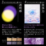 Kyogoku Blue Purple Supreme Color Shampoo, Purple Shampoo, Shampoo Murasaki Shampoo, Care Ingredients Formulation, Murashan