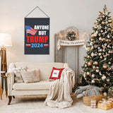 12x18 Anti Trump Garden Flag Double Sided Anyone But Trump 2024 Yard Flag Fuck Trump Impeach Trump House Flag Without Flag Stand