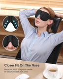 LKY DIGITAL Sleep Mask for Side Sleeper 3 Pack, 100% Blackout 3D Eye Mask for Sleeping, Night Blindfold for Men Women