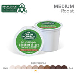 Green Mountain Coffee Roasters Colombia Select, Single-Serve Keurig K-Cup Pods, Medium Roast Coffee, 24 Count