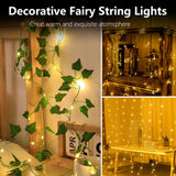 2-Pack Fairy Lights Battery Operated with Timer, Waterproof 16FT 50 LED String Lights Outdoor Indoor, Twinkle Lights for Bedroom Home DIY Classroom Birthday Christmas Parties Centerpiece (Warm White)