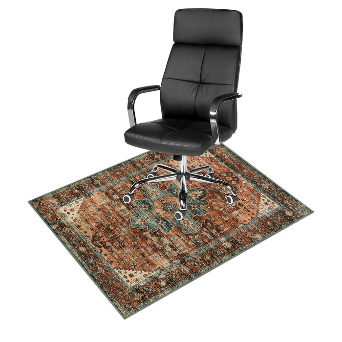 Anidaroel 36"x48" Chair Mat for Hardwood Floor/Tile Floor, Desk Chair Mat for Hard Floors, Under Desk Rug Protector for Rolling Chair, Computer Gaming Chair Mat, Low Pile Carpet Floor Mat