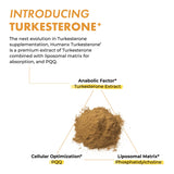 HUMANX Turkesterone+ 800mg - USA Third Party Tested (Similar to Ecdysterone) for Muscular Development & Dynamic Athletic Performance - Natural Anabolic - Non GMO, Vegan - Turkesterone Supplement