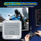 Kinhank Super Console X Retro Video Game Console Built in 117,000+ Games,Emulator Console Compatible with Most Emulators,Game Consoles for 4K HD Output,5 Players,LAN/WiFi,2 Gamepads(SX-256GB)