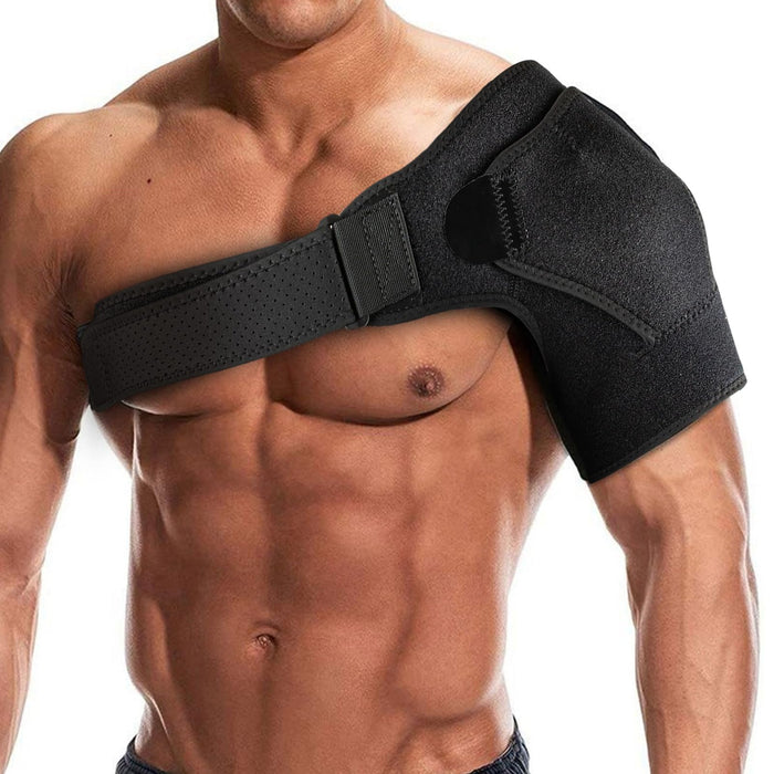 JOKKLOKK Shoulder Brace,shoulder sling,shoulder pain relief rotator cuff,support brace For injuries and tears,AC joint pain relief,Includes fixed ice pack,bag heating pack,For men or women.