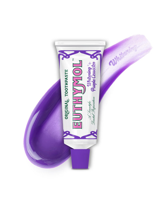 EUTHYMOL Purple Whitening Toothpaste, Instant Brightening | 3.7 fl oz
