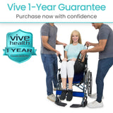 Vive Transfer Sling for Elderly & Disabled - Patient Transfer Lift Assist Device for Wheelchair - Transfer Board Alternative for Stairs, Chairs & Cars - Portable Stair Lift for Seniors & Adults