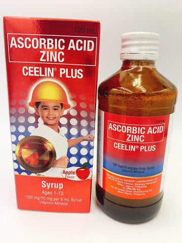 Ceelin Plus Syrup Ascorbic Acid w/Zinc 120ml