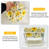 Beeswax Wrap, 9 Pack Beeswax Wraps for Food Storage, Organic, Sustainable, Beeswax Food Wraps, Zero Waste Reusable Food Wrap Beeswax Paper 1L, 3M, 5S Plants Pattern Sandwich Wrappers