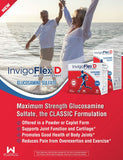 INVIGOFLEX® D - 1500mg of Glucosamine Sulfate Powder (Classic Formulation) - Premium Joint Supplement for Knees, Hands, Back, and Hip Support Packets - 30 Packets