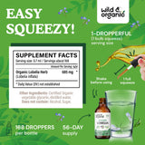 Lobelia Tincture - Organic Lobelia Inflata Liquid Extract - Lobelia Herb Drops Supplement - Vegan, Alcohol Free - 4 fl oz