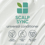 Biolage Scalp Sync Universal Conditioner | Lightweight Conditioner For All Scalp Types | Paraben & Sulfate Free | For Sensitive Scalps | Vegan & Cruelty Free | Salon Shampoo