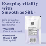 Femininity Smooth as Silk+ 30-Day Refill for Vaginal Dryness (60 Softgels) – Blend of Sea Buckthorn Oil, Vitamin D3 and Plant-Based Omega-3 DHA